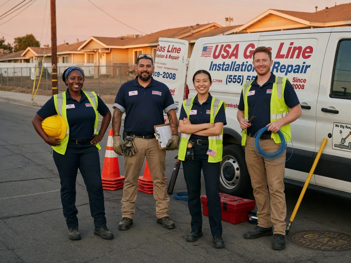 Gas Line Installation company in Beckemeyer, IL